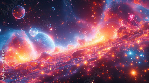 Cosmic Orbs and Energy Streams