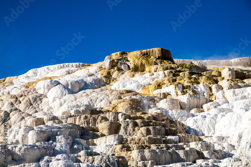 Mammoth Hot Springs Park Narodowy Yellowstone