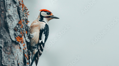 woodpecker bird on a tree