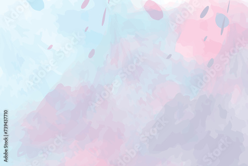 Abstract watercolor vector art background for cards, flyer, poster, banner and cover design.