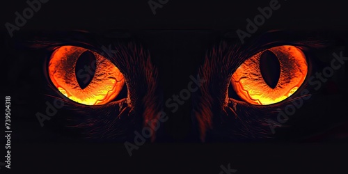 ðŸ”¥âœ¨ Mesmerizing Glow: Orange Cat Eyes in the Dark! ðŸ¾ðŸŒ‘ #GlowInTheDark #CatEyesMagic #VisualArt ðŸ’«ðŸŽ¥