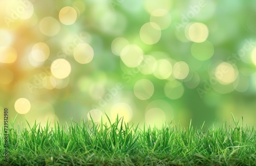 green grass with bokeh background grass background