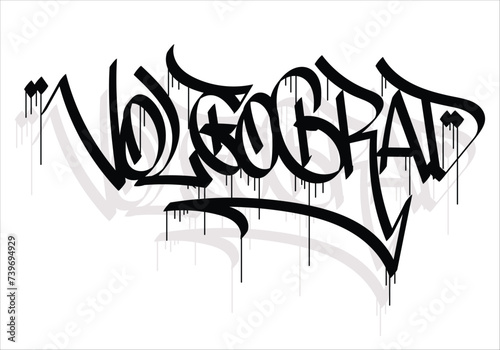 VOLGOGRAD city graffiti tag style