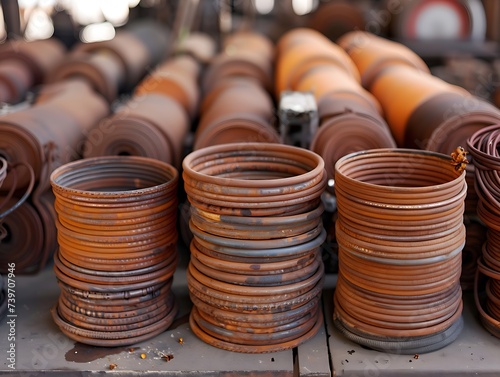 Stripped copper cables prepared for recycling represent the blend of environmental stewardship and pragmatic resource reuse in the metal industry