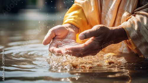 Sacred rituals: Traditional water blessings conducted by monks, symbolizing purification, spiritual renewal, and the harmonious connection between individuals and the divine. 