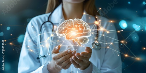 Exploring cuttingedge solutions for neurological health and Alzheimers treatment in medical research. Concept Neurological Research, Alzheimer's Treatment, Cutting-Edge Solutions, Medical Innovation