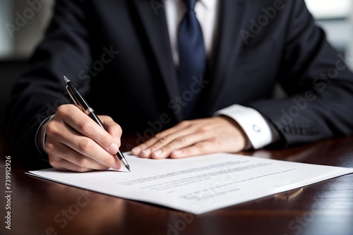 Legal document containing arbitration contract