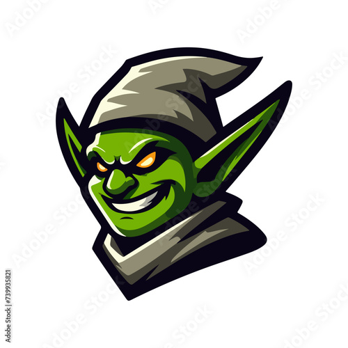 The goblin mascot logo
