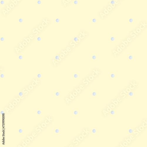Polka dots on a yellow background. Seamless pattern. Children's party, baby shower, birthday. Simple design for wallpaper, cards, wrapping paper, stationery..