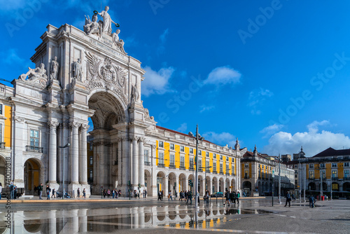 Arch of Rua Augusta, Lisbon, Portugal