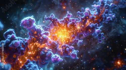 Enzyme structure catalyzing the fusion in a stars core its active site a crucible of nuclear alchemy