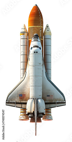 Image of a Space Shuttle Takes Off into Space on transparent banckground clipat png