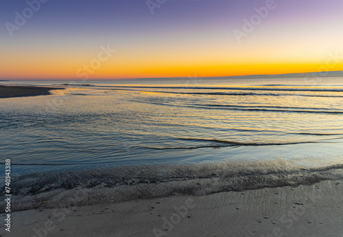 Sunrise Over Tidal Creek on Singleton Beach, Hilton Head, South Carolina, USA