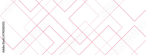 Abstract Pink Geometric squares with modern technology design. Futuristic digital landscape with lines. Concept for dynamic websites, striking posters, and business booklets.