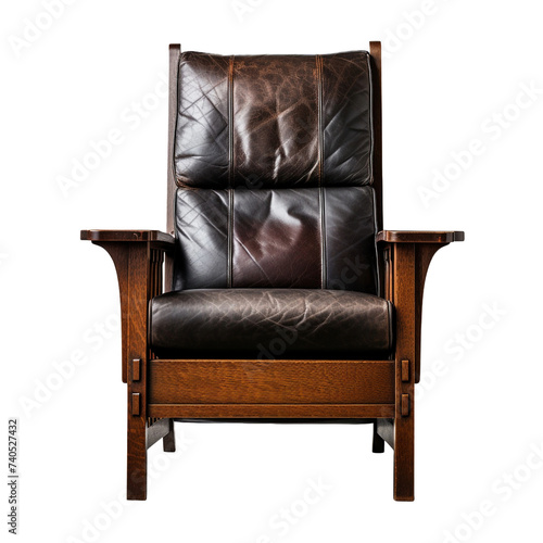 Morris Chair isolated on transparent background