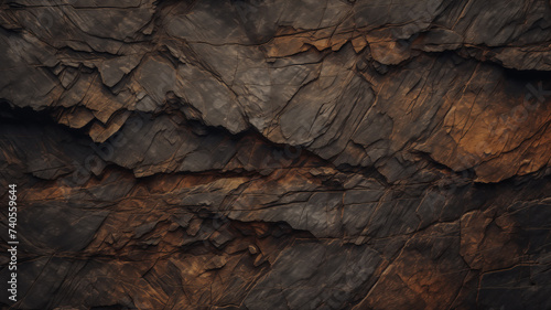 Cliff rock face texture surface for rock climbing, great outdoors, nature exploration and travel. Brown earth tones granite stone slice natural background for video game abstract textures by Vita 