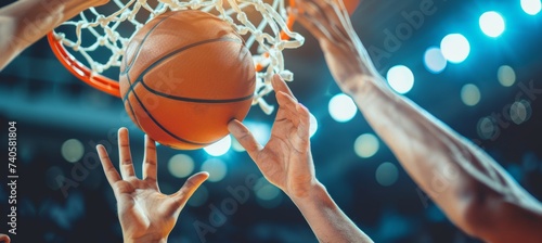 Intense basketball player determined to score layup with focused expression in close up view