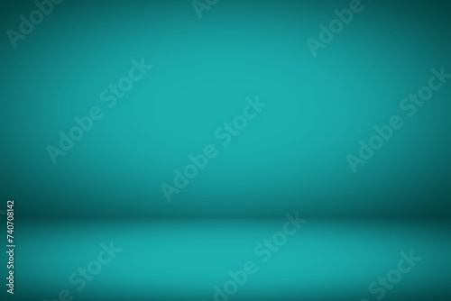 Verdigris luxury gradient background with spotlight, suitable for product presentation backdrop, display, and mock up.