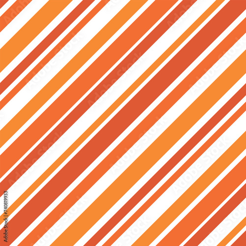 Seamless vector white background gift box pattern stripe balance stripe patterns cute orange pastel color tone stripes different size symmetric pattern orange wallpaper vector.