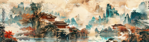 In ancient China cosmic scenes and city pop nostalgia fuse bringing historical stories to life