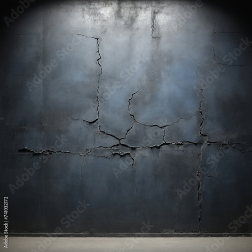 Black Grunge concrete cement wall with crack in industrial building, texture background, dark blue color.jpg, Black Grunge concrete cement wall with crack in industrial building, texture background