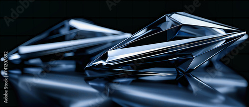 Spectacular metallic fluidity, an abstract representation of nanotechnology and magnetic forces in a stunning visual set