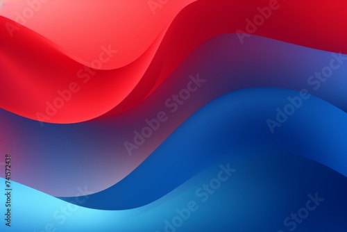 Red to Blue abstract fluid gradient design, curved wave in motion background for banner, wallpaper, poster, template, flier and cover