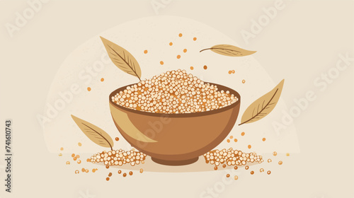 Quinoa vector flat minimalistic asset isolated il