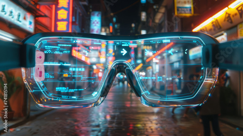Looking through AR glasses, Generative AI
