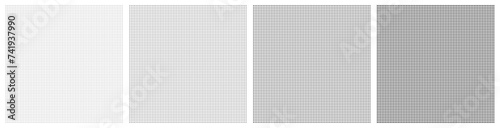 GRIS TRAMÉ UNIFORME VECTORIEL. Trames monochromes par points parfaitement ronds. 5402 points par carré