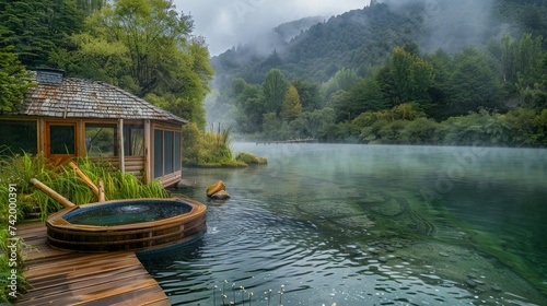 Hot springs located in Chile