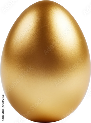 golden egg,egg made of gold isolated on white or transparent background,transparency 