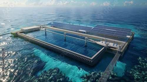 Solar-Powered Desalination Plants: Solar-powered desalination facilities that convert seawater into fresh water, providing sustainable solutions for water scarcity in coastal regions.