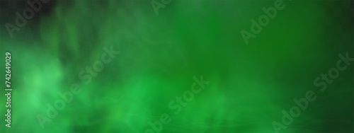 Green stink bad smell, smoke or poison gases,chemical toxic vapour.Vector realistic set of stench breath or sweat odor isolated on transparent checkered background. 