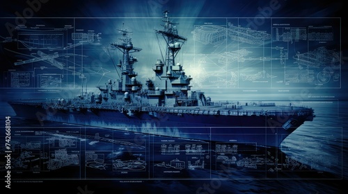 vessel navy ship blueprint