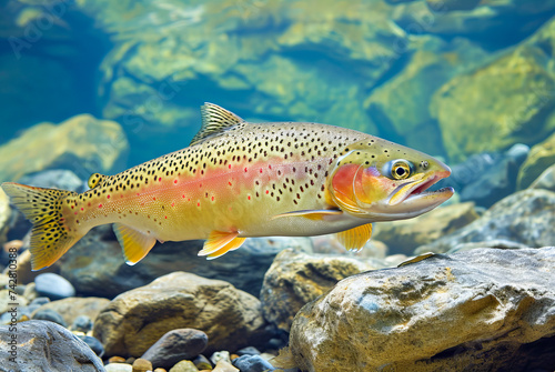 Cutthroat Trout Oncorhynchus clarkii, World Wildlife Day, March 