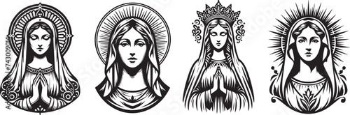 mother of god, mary portraits