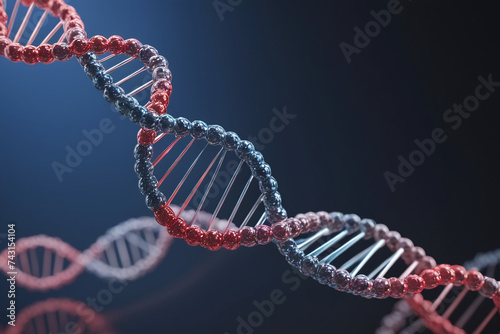 DNA duplex spiral deoxyribonucleic macromolecule