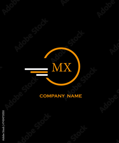 MX Letter Logo Design. Unique Attractive Creative Modern Initial MX