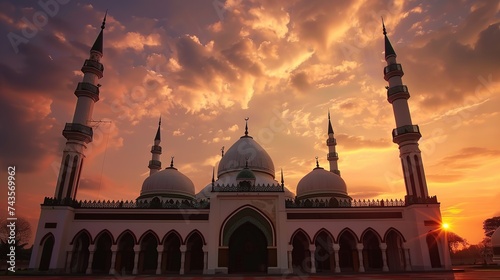 Photos of Muslim places of worship / mosques, can be used as Ramadha backgrounds
