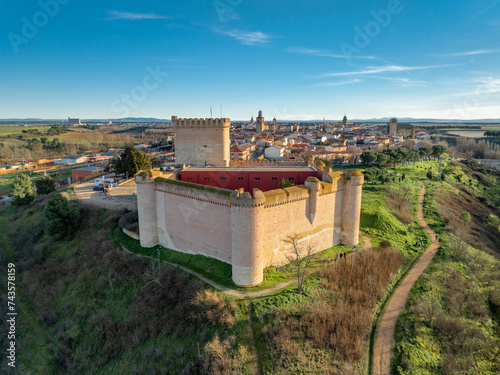 Castillo de Arevalo en la provincia de Avila