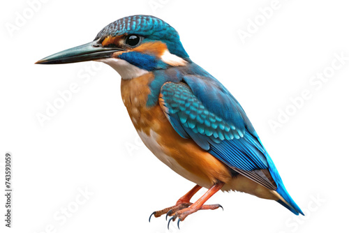 kingfisher isolated on a transparent background