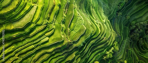 Bali's rice terraces: a patchwork of vibrant greens carved into the landscape