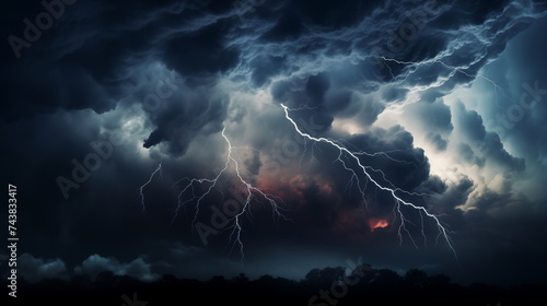 wallpaper of lightning on black stromy cloud, thunder on dark sky cloud, dramatic sky cloud, thunderstrom