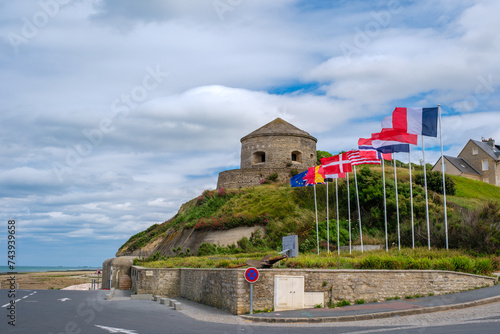 Tour Vauban in Port-en- Bessin-Huppain, Normandy, France