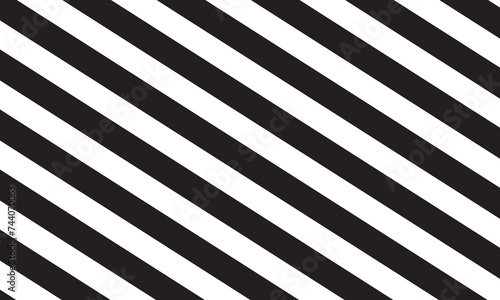 Stripes diagonal pattern. White on black. pattern with oblique black lines Vector illustration. 