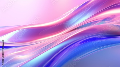 Colorful pastel futuristic funky fantasy abstract holographic background
