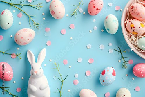 Easter ornaments for Happy eater celebration and greetings post