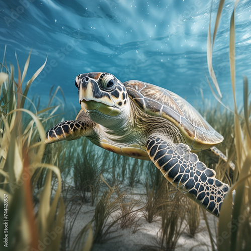 World Seagrass Day | Underwater Photography | Turtle Eating Sea Grass | Sea Turtles