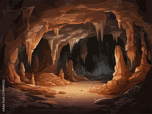 cave in the dark 